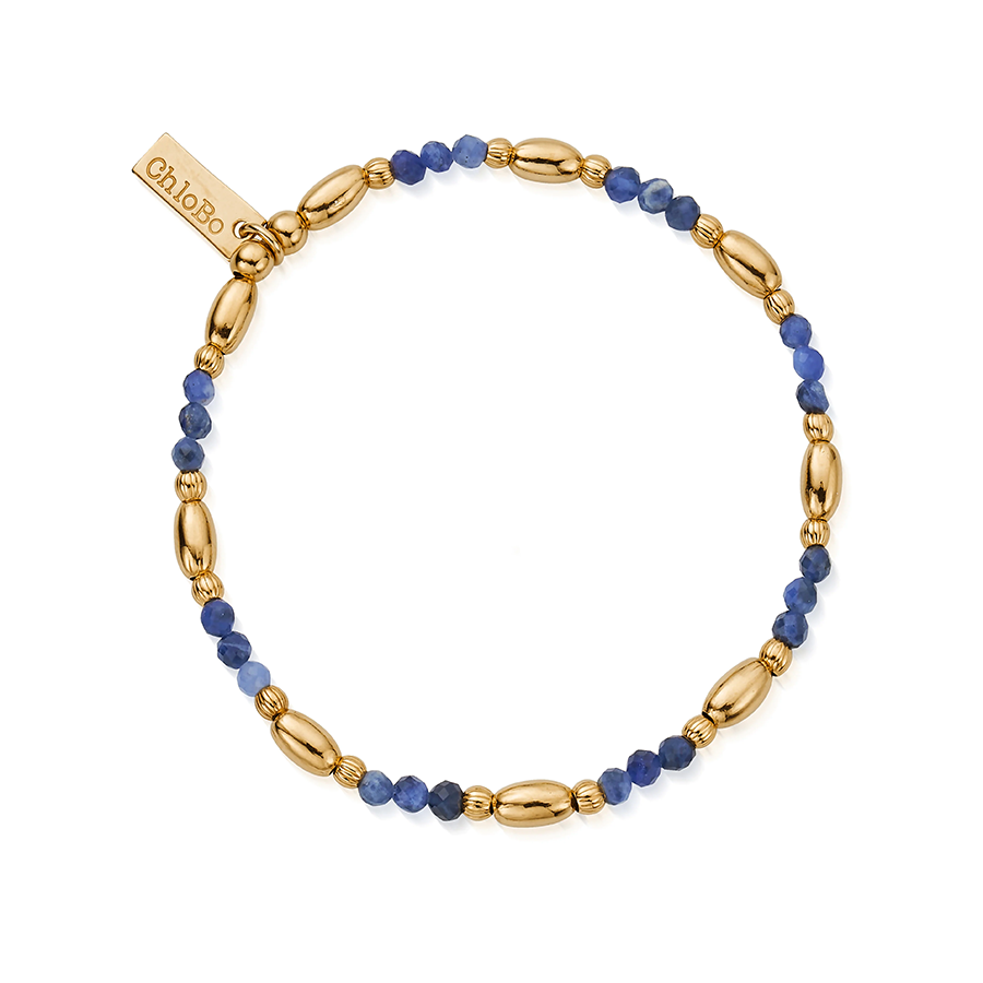 ChloBo Balance Sodalite Gold Bracelet | by Hooper Bolton