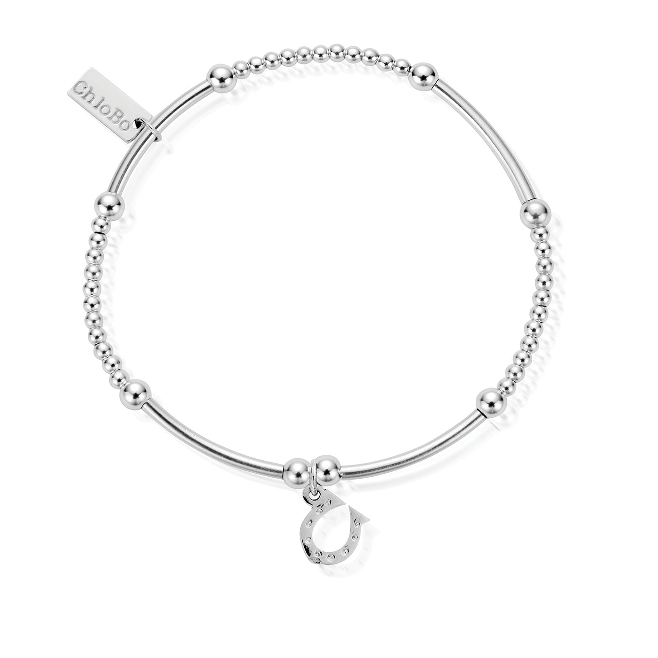 Chlobo | Cute Mini Horseshoe Silver Bracelet | SBCM423 | by Hooper Bolton