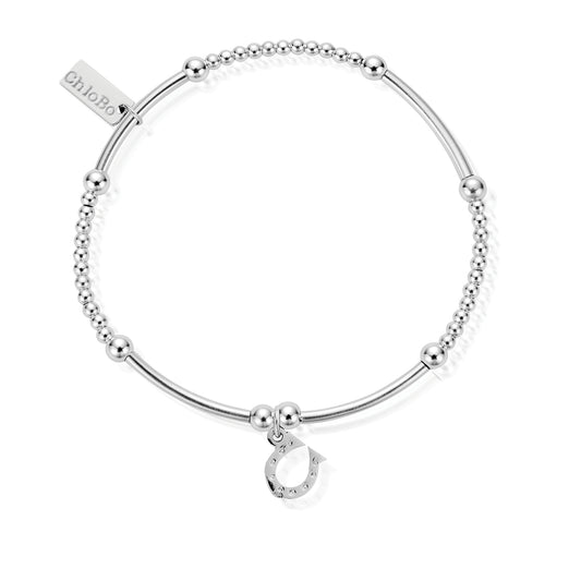 Chlobo | Cute Mini Horseshoe Silver Bracelet | SBCM423 | by Hooper Bolton