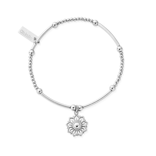 Chlobo| Cute Mini Sun Mandala Silver Bracelet  | SBCM3204 | by Hooper Bolton