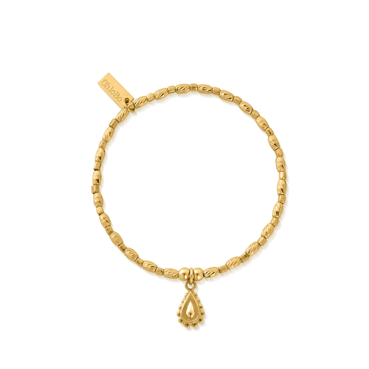 Chlobo | Soul Glow Raindrop Gold Bracelet | GBCFR3084 | Hooper Bolton
