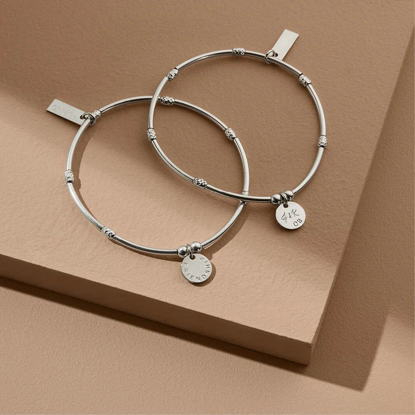 Chlobo | Personalised Mini Noodle Sparkle Rice Friendship Disc Bracelet