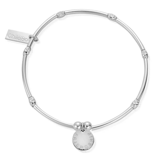 ChloBo Mini Noodle Sparkle Rice Friendship Disc Bracelet
