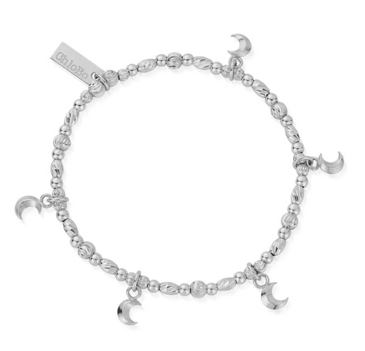 ChloBo Silver Creative Dreams Moons Bracelet