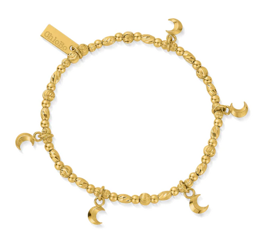 ChloBo Gold Creative Dreams Moons Bracelet