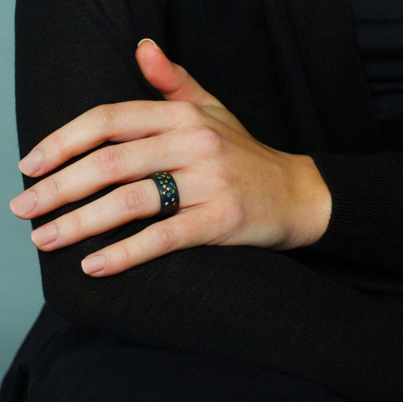 C6 CARBON SUPERNOVA DIAMOND RING
