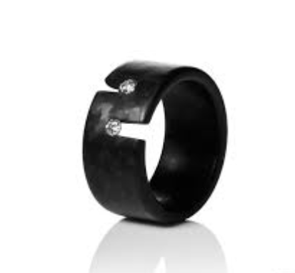 C6 CARBON VENUS DIAMOND RING 0.17ct