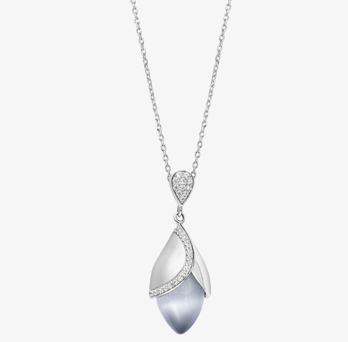 Fei Liu Magnolia Silver Large Pendant