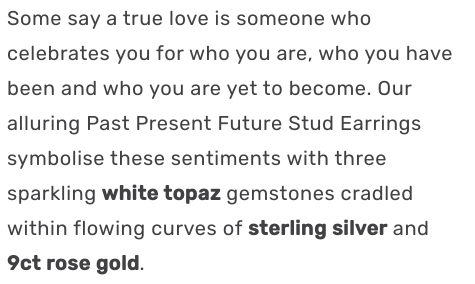 Clogau Past Present Future Pendant