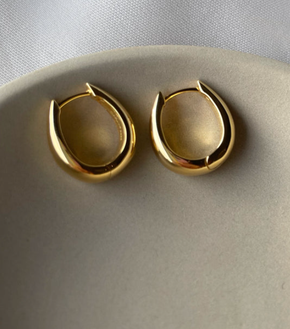 CARAT LONDON HERA HOOPS GOLD VERMEIL
