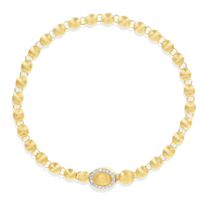 Nanis - "IVY" GOLD AND DIAMONDS SLIM BRACELET