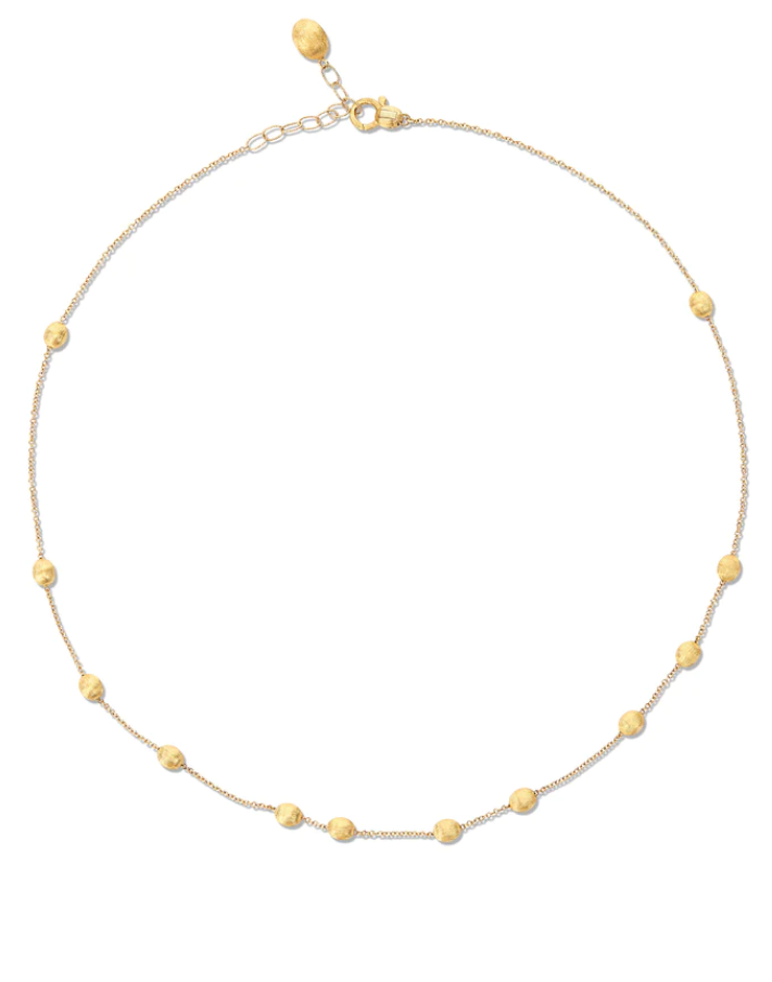 Nanis - "SOFFIO" GOLD BOULES COLLAR NECKLACE