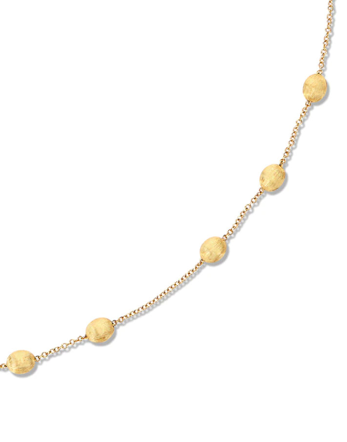 Nanis - "SOFFIO" GOLD BOULES COLLAR NECKLACE