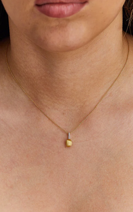 Nanis - "ÉLITE" GOLD AND DIAMONDS SMALL NECKLACE