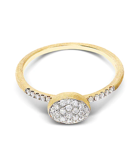 Nanis - "ÉLITE" DIAMONDS AND GOLD ROMANTIC ENGAGEMENT RING (SMALL)