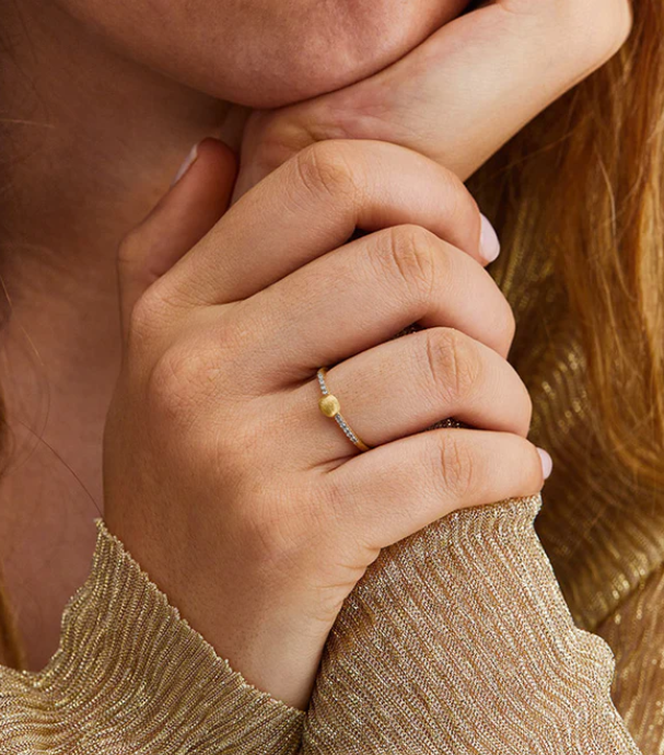 Nanis - "ÉLITE" DIAMONDS AND GOLD ESSENTIAL RING