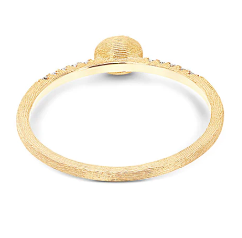 Nanis - "ÉLITE" DIAMONDS AND HAND-ENRAVED GOLD ELEGANT ENGAGEMENT RING