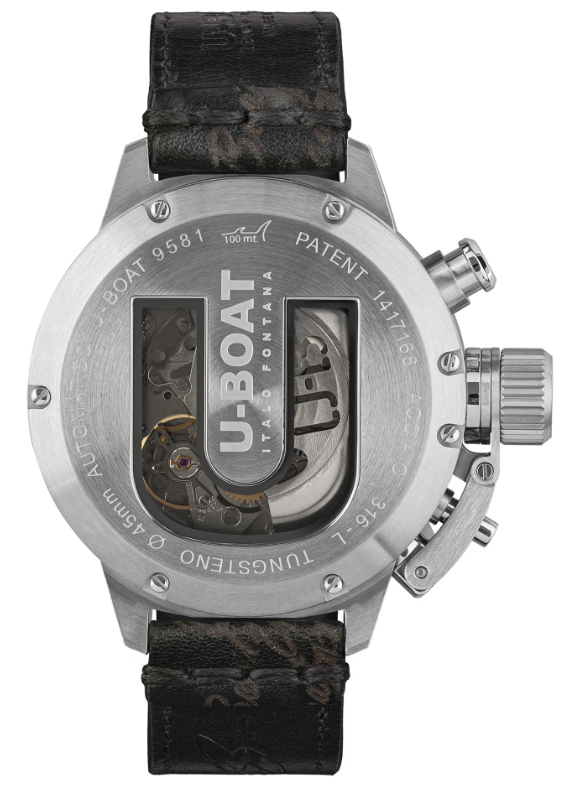 U-BOAT WATCH CLASSICO 45 TUNGSTENO CAS GREEN REF. 9581