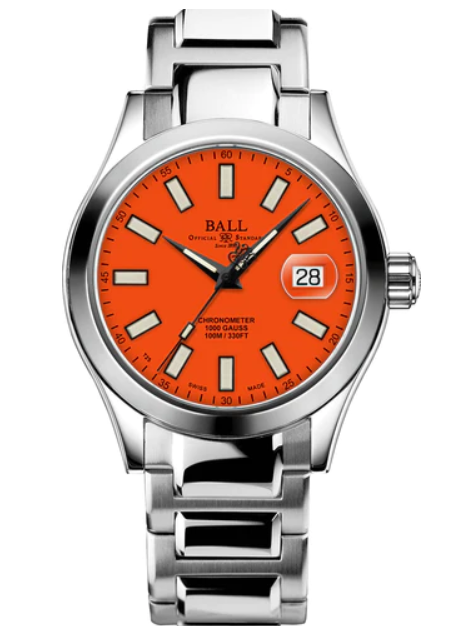 BALL WATCH COMPANY ENGINEER III MARVELIGHT CHRONOMETER ORANGE NM9026C-S39CJ-OR