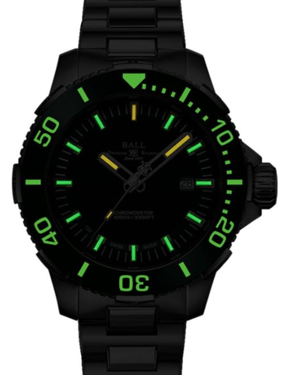 Ball Engineer Hydrocarbon DeepQUEST Ceramic Green DM3002A-S4CJ-GR