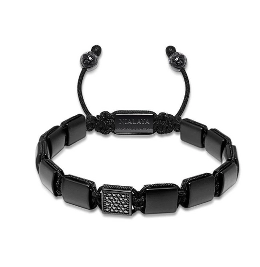 Nialaya The CZ Flatbead Collection - Matte Onyx