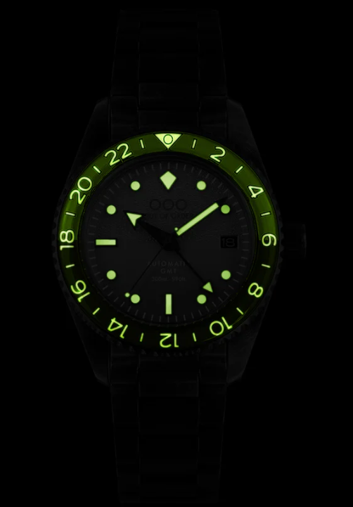 OUT OF ORDER WATCH BOMBA BLU AUTOMATIC GMT - ULTRA BRUSHED