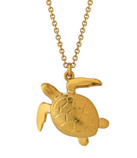 Alex Monroe - Sea Turtle Necklace - Gold
