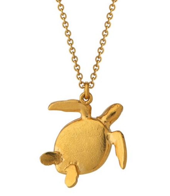 Alex Monroe - Sea Turtle Necklace - Gold