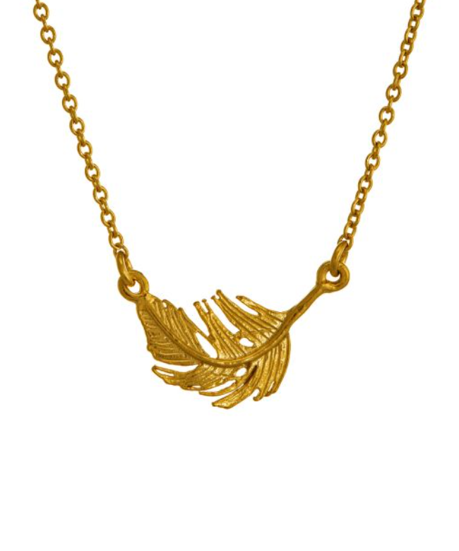 Alex Monroe - Little Feather Inline Necklace
