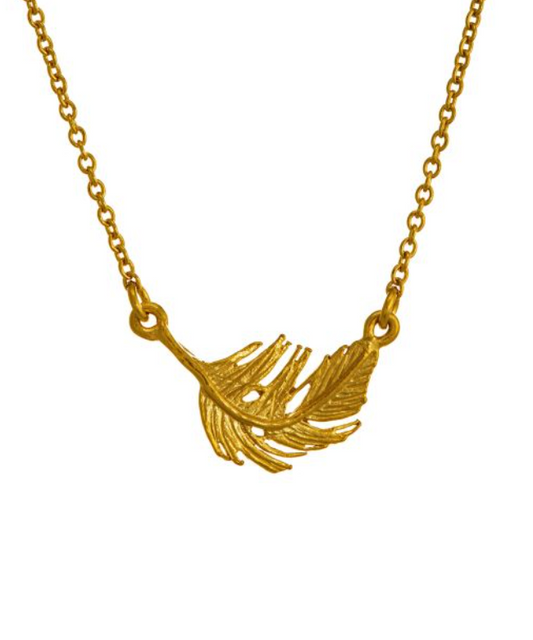 Alex Monroe - Little Feather Inline Necklace