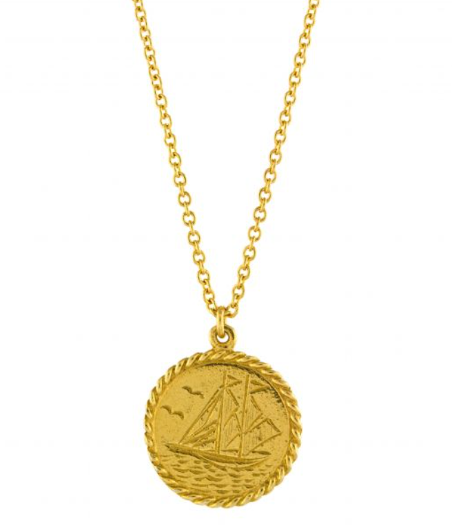 Alex Monroe - Nautical Antique Coin Necklace