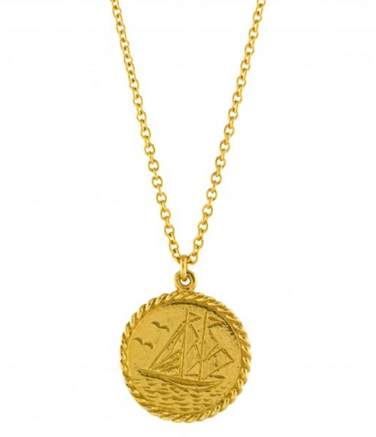Alex Monroe - Nautical Antique Coin Necklace