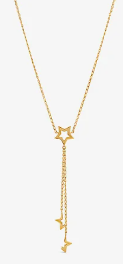 Dinny Hall Stargazer Lariat 22ct Yellow Gold-Plated Vermeil Sterling Silver Necklace