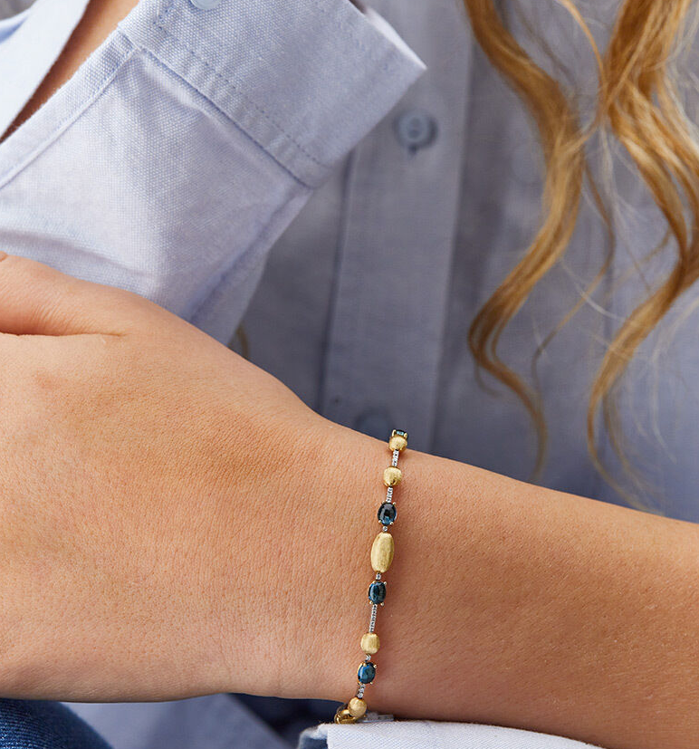 Nanis - Dancing In The Rain London Blue Topaz Bracelet BS5-597