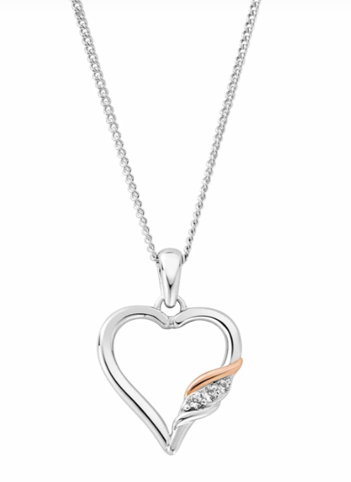 Clogau Past Present Future® Heart Silver Pendant