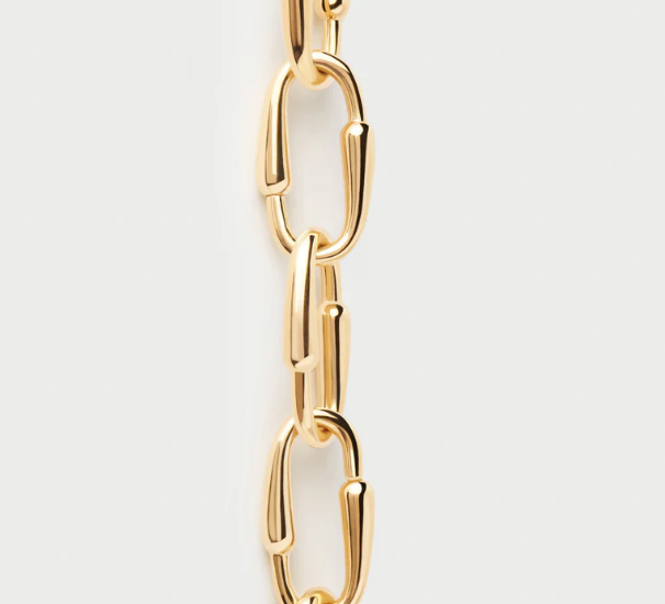 PDPAOLA LOOP CHAIN NECKLACE