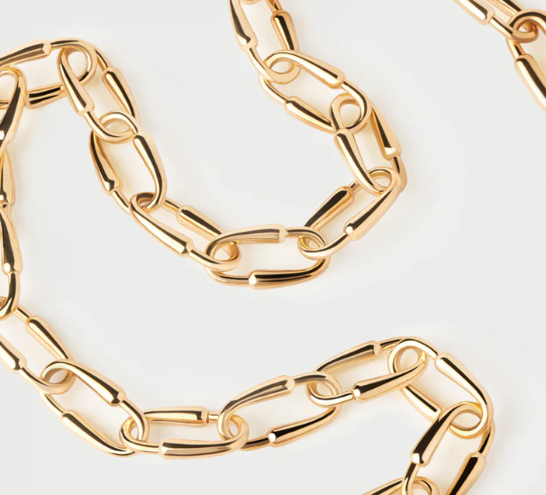 PDPAOLA LOOP CHAIN NECKLACE