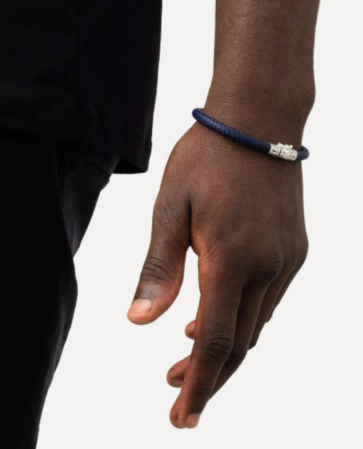 BRACELET Ellen Leather Navy
