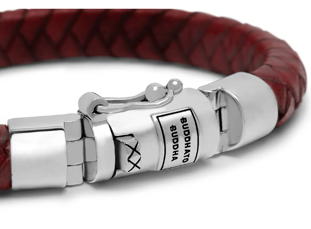 BRACELET BEN SMALL LEATHER RED