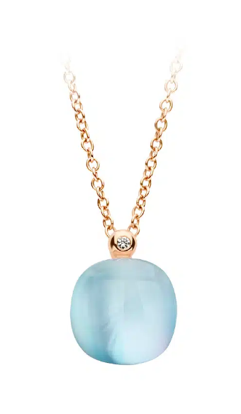 BIGLI - MINI SWEETY - Mini Sweety Pendant - Turquoise and Rock Crystal