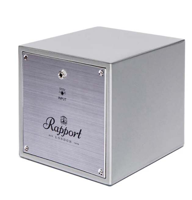 Rapport Watch Winders - Evo Cube Watch Winder Platinum Silver