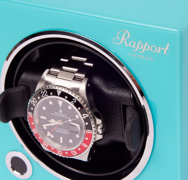 Rapport Watch Winders - Evo Cube Watch Winder Aqua - Limited Edition