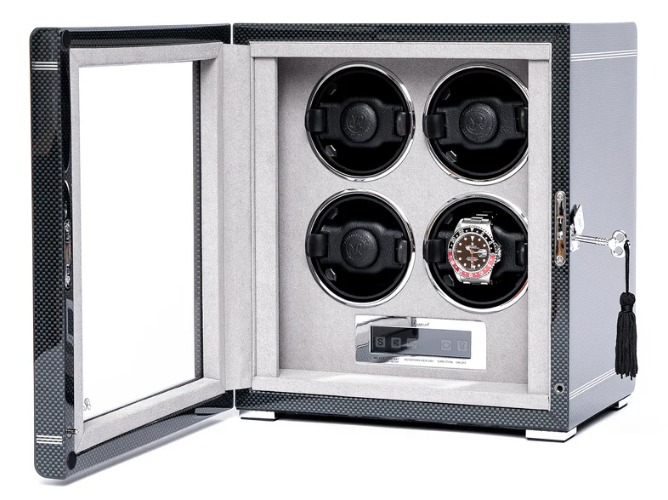 Rapport Watch Winders - Formula Quad Watch Winder - Carbon Fibre
