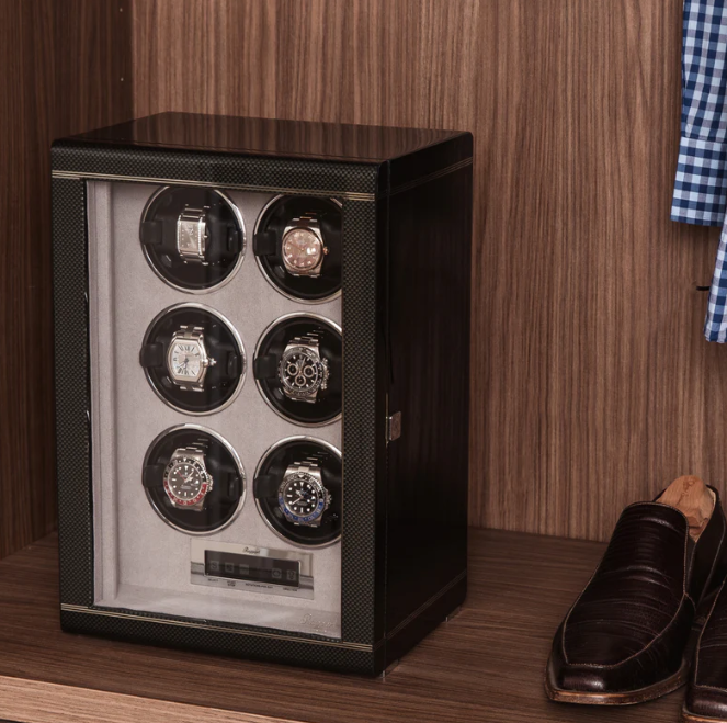 Rapport Watch Winders - Formula Six Watch Winder - Carbon Fibre