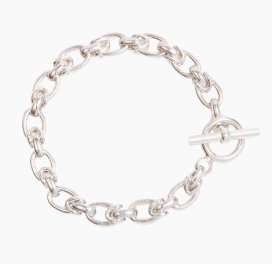 Tilly Sveaas Small Silver Interlock Bracelet