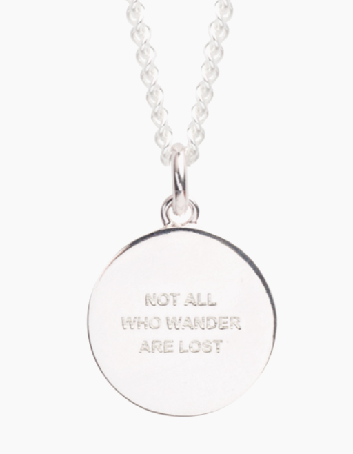 Tilly Sveaas Large Silver Compass Necklace