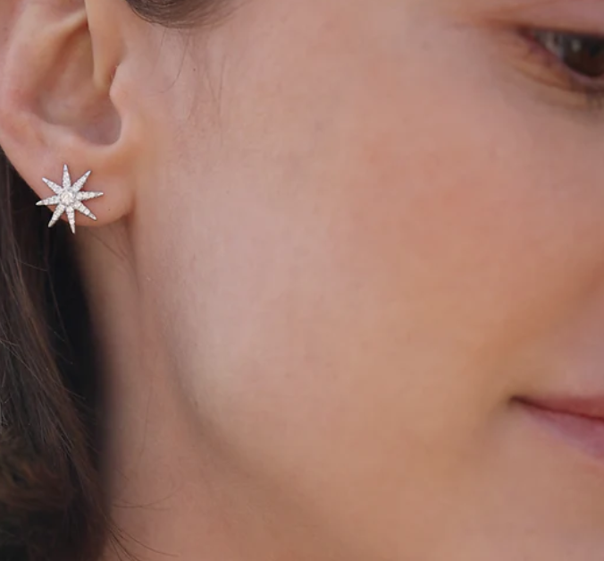 CARAT LONDON VEGA STUDS STERLING SILVER