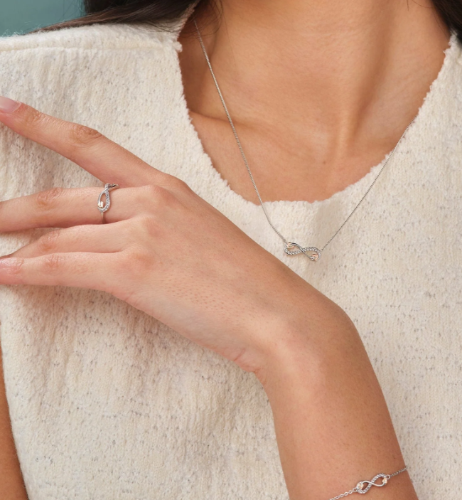 Clogau Tree of Life® Infinity Silver Necklace
