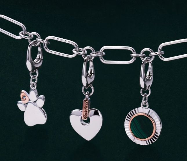 Clogau Tree of Life® Insignia Silver Paw Prints Charm