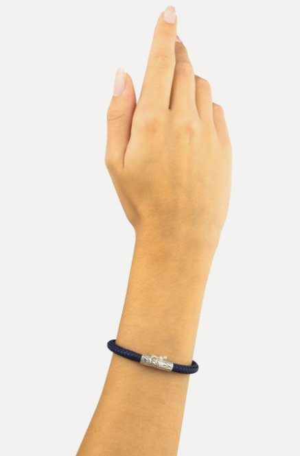 BRACELET Ellen Leather Navy